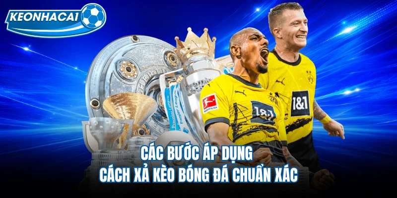 Các bước áp dụng cách xả kèo bóng đá chuẩn xác 